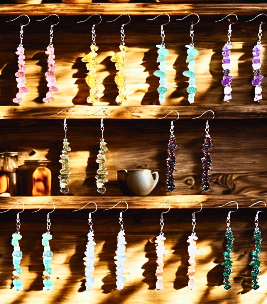 Crystal Dangle Earrings