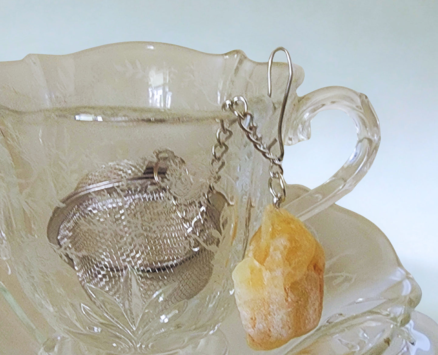 Raw Citrine Tea Infuser