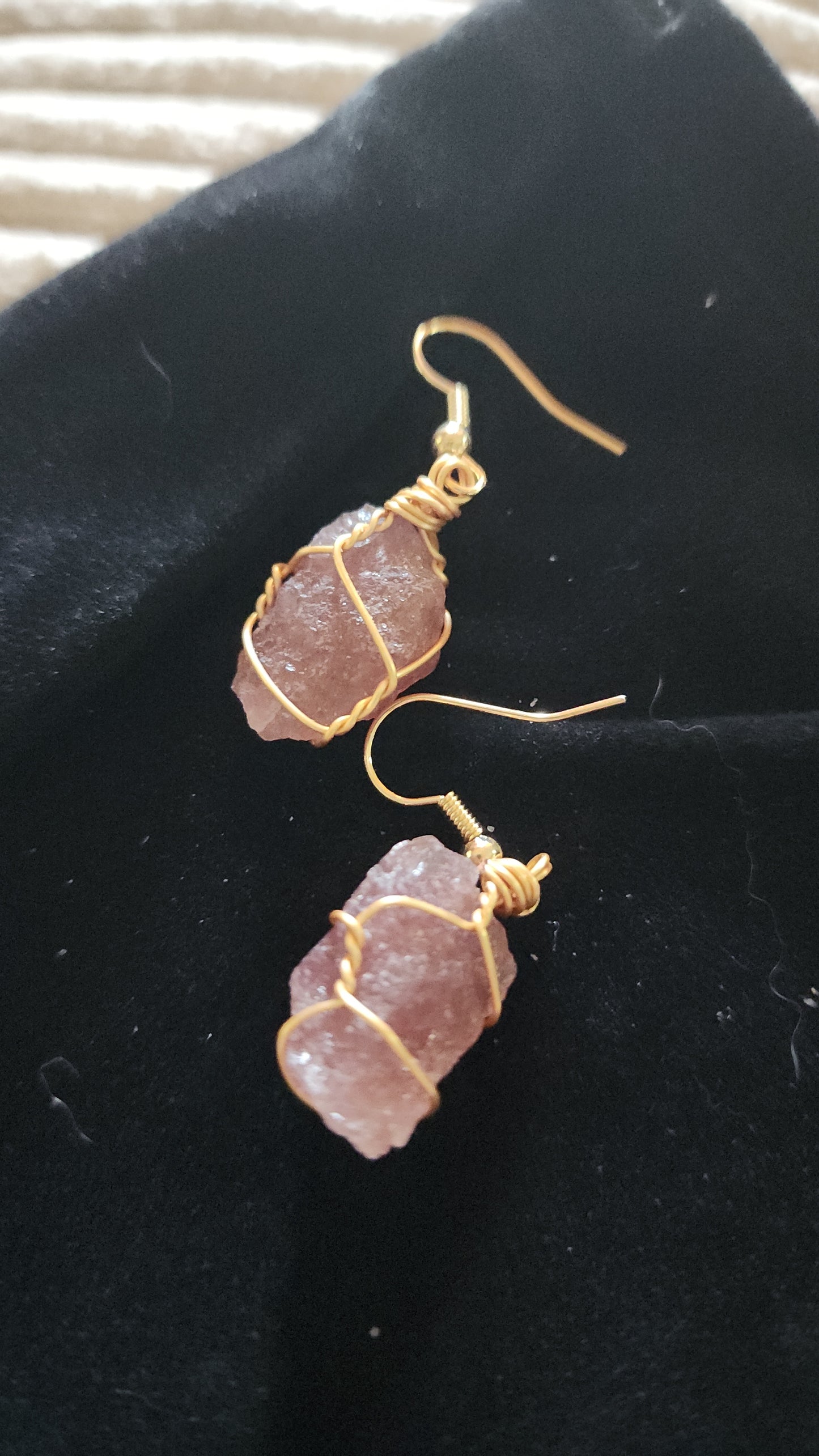 Strawberry Aventurine earrings