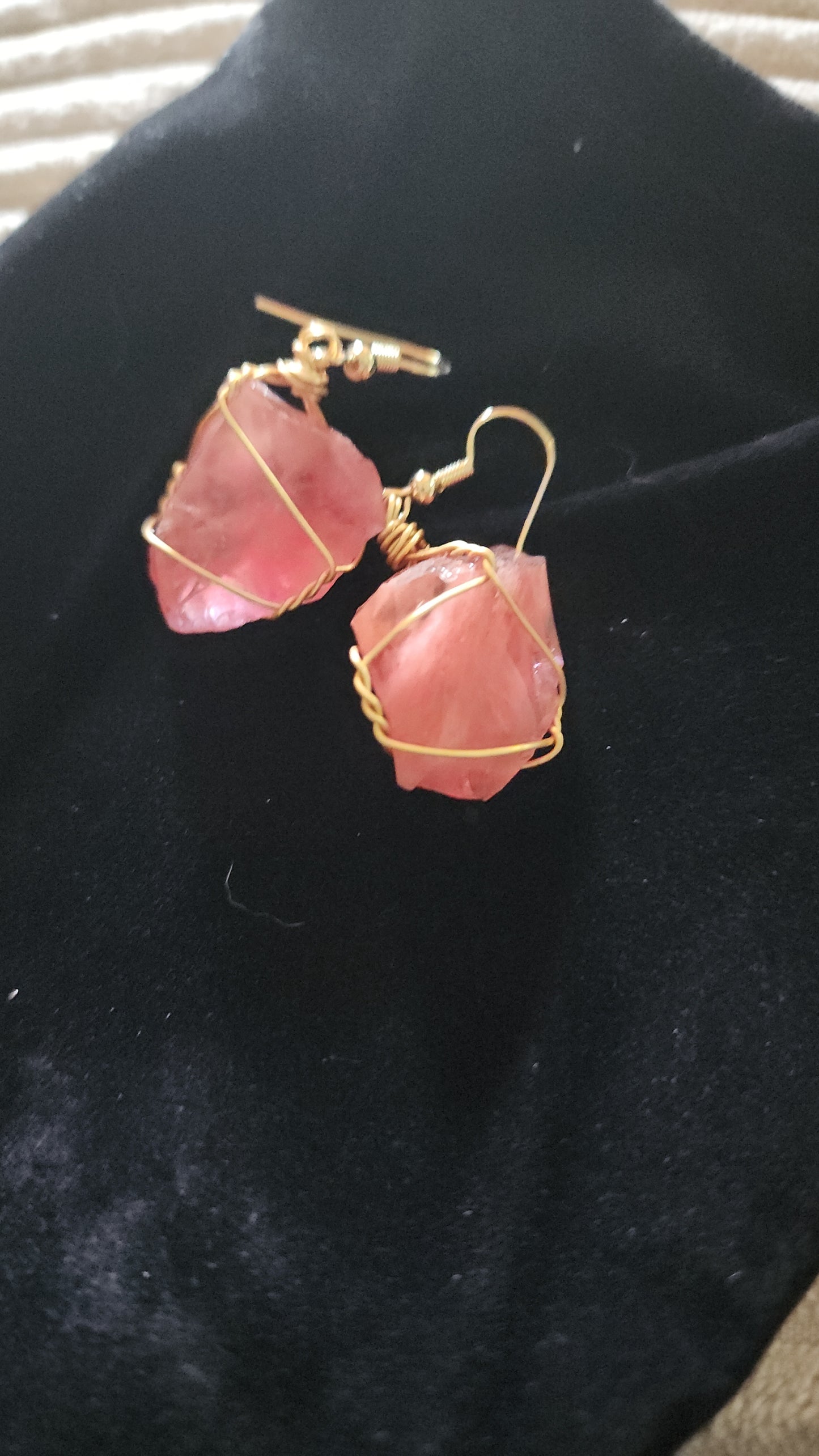 Watermelon Tourmaline earrings